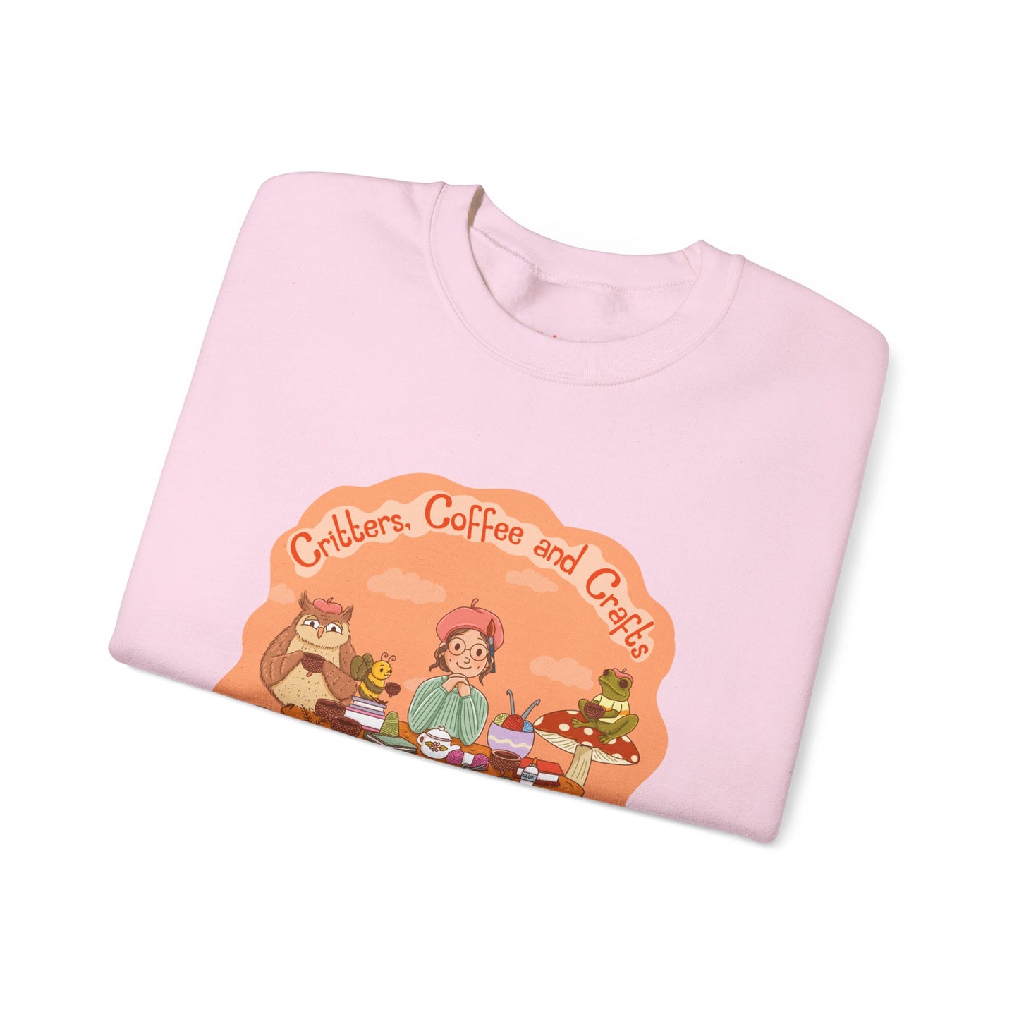 Cozy Critters, Coffee and Crafts Sweatshirt