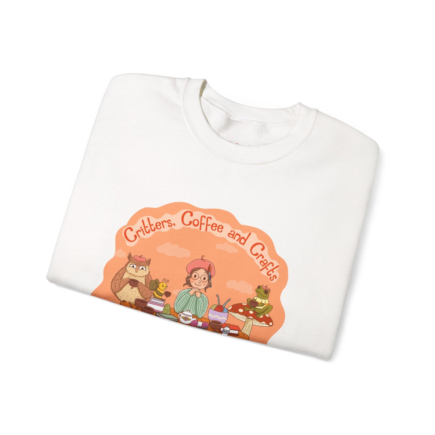 Cozy Critters, Coffee and Crafts Sweatshirt