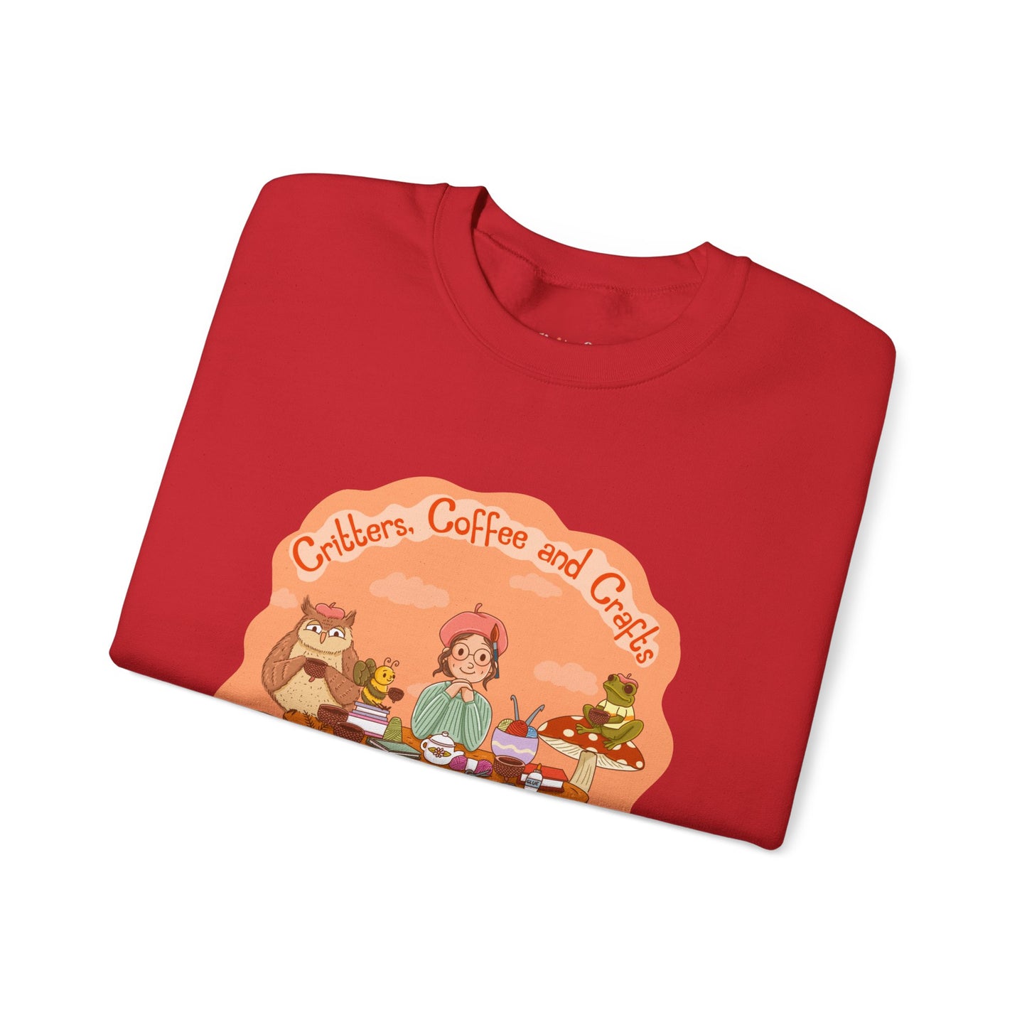 Cozy Critters, Coffee and Crafts Sweatshirt