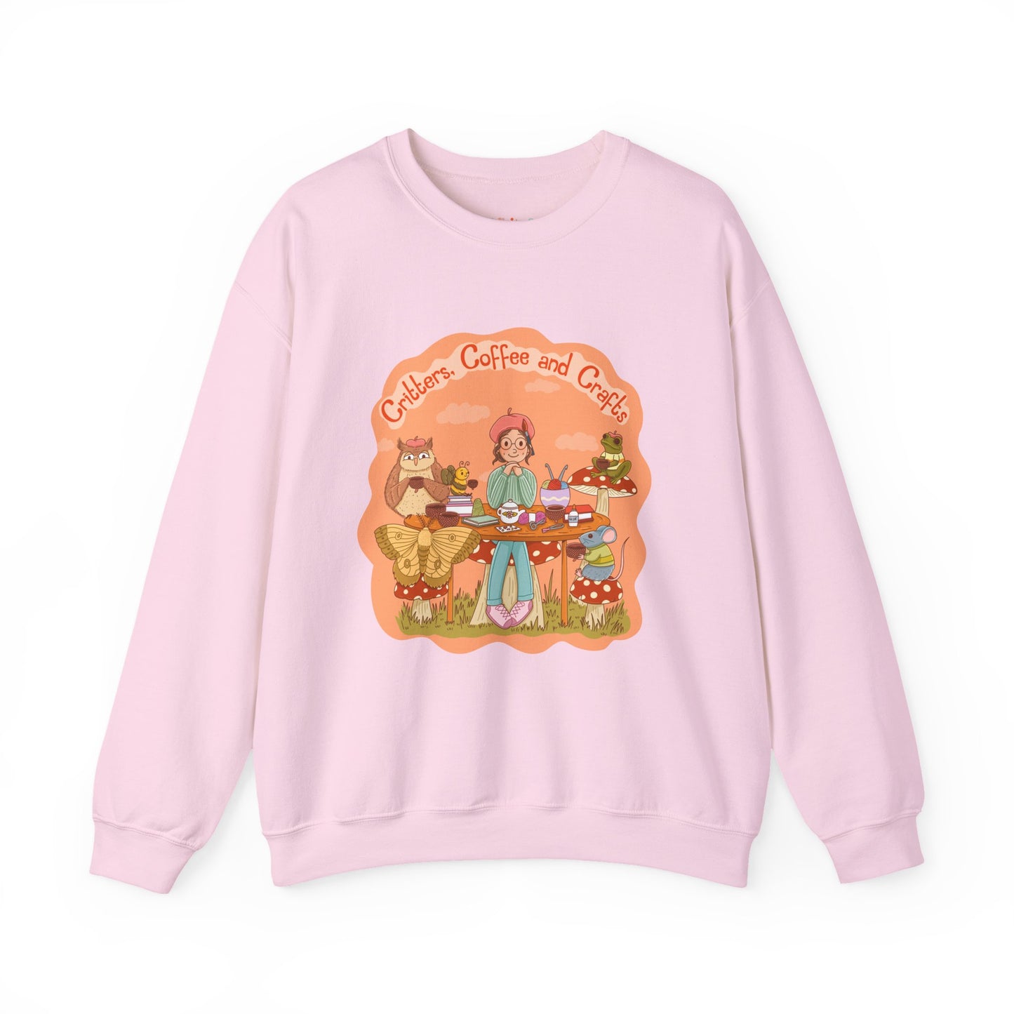 Cozy Critters, Coffee and Crafts Sweatshirt