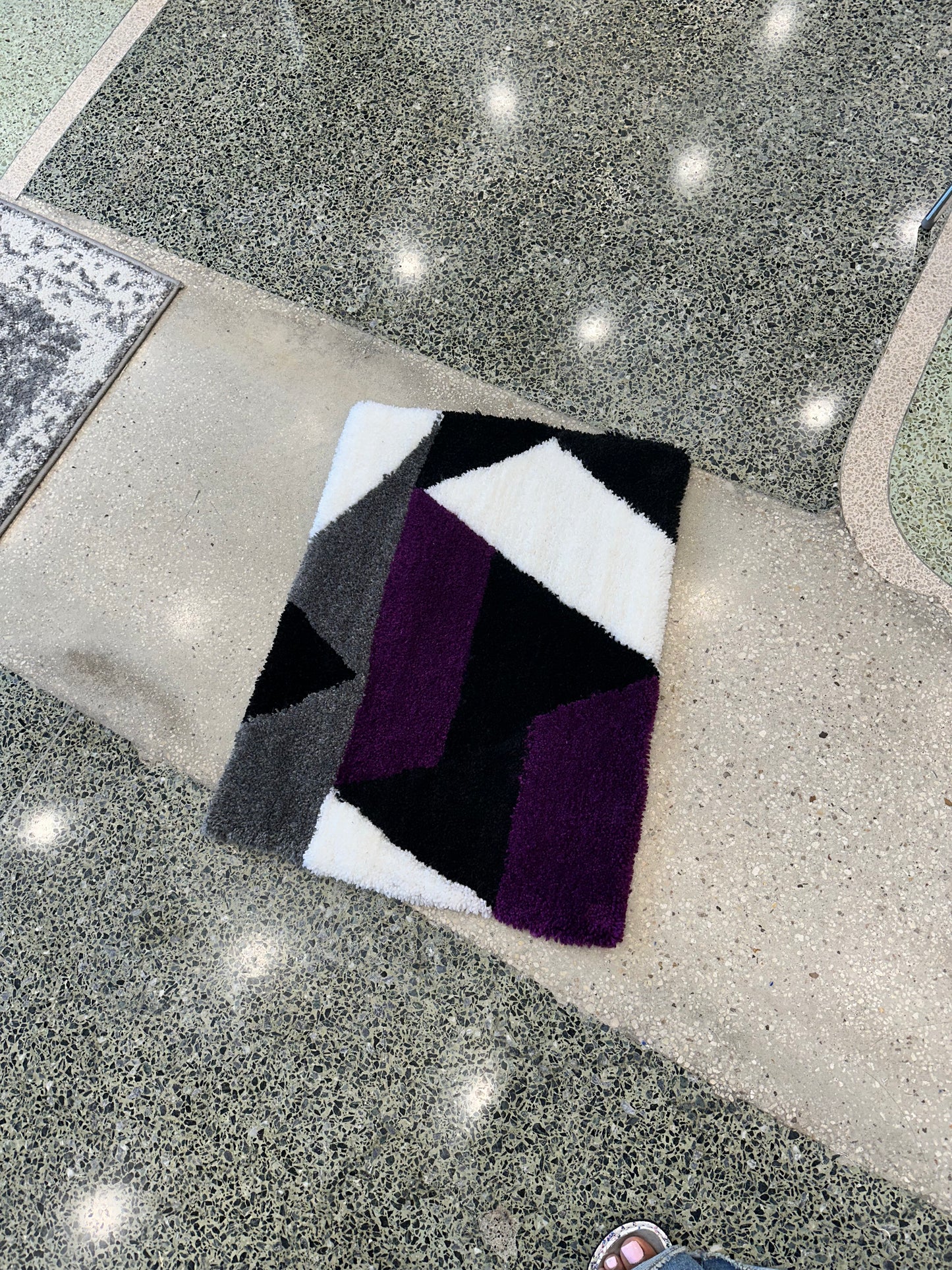 Taller de mechones de alfombras