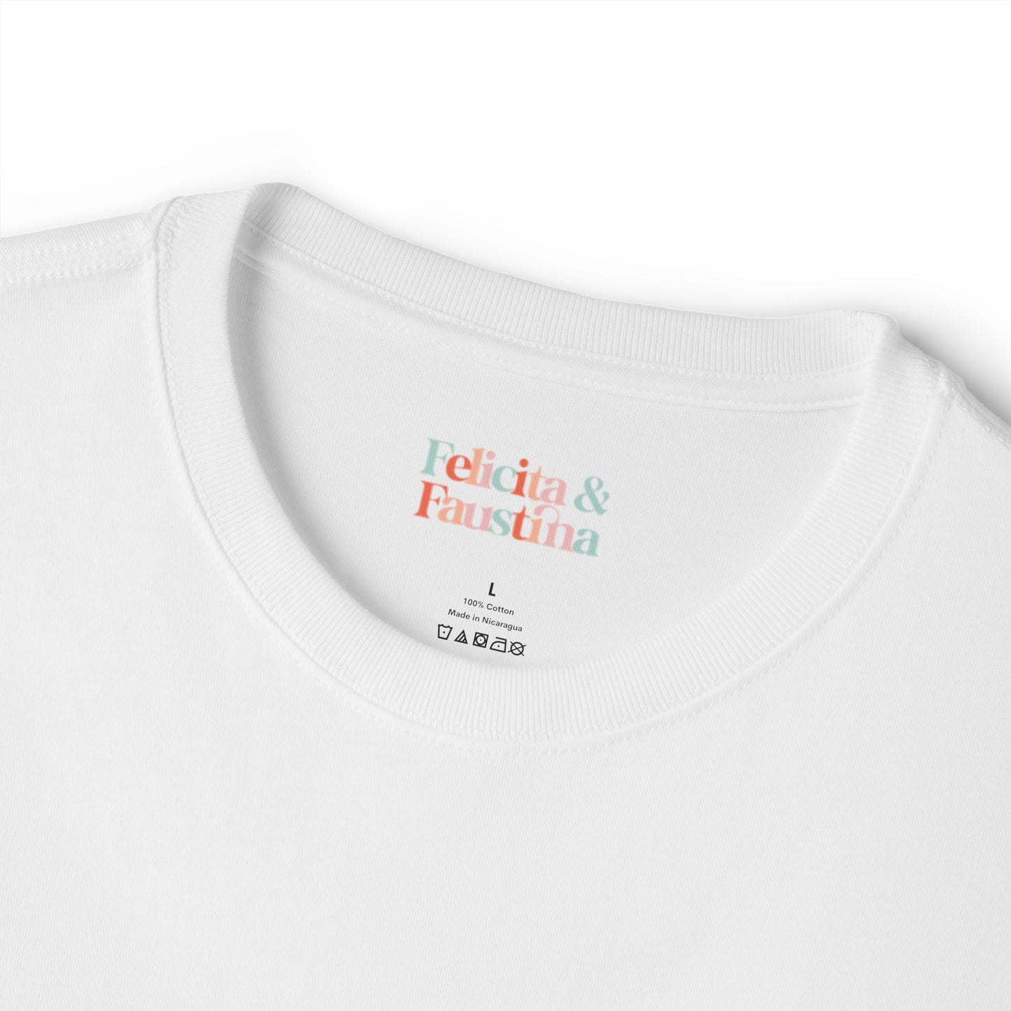 CDC Floral Crest Tee – White OversizedT‑Shirt