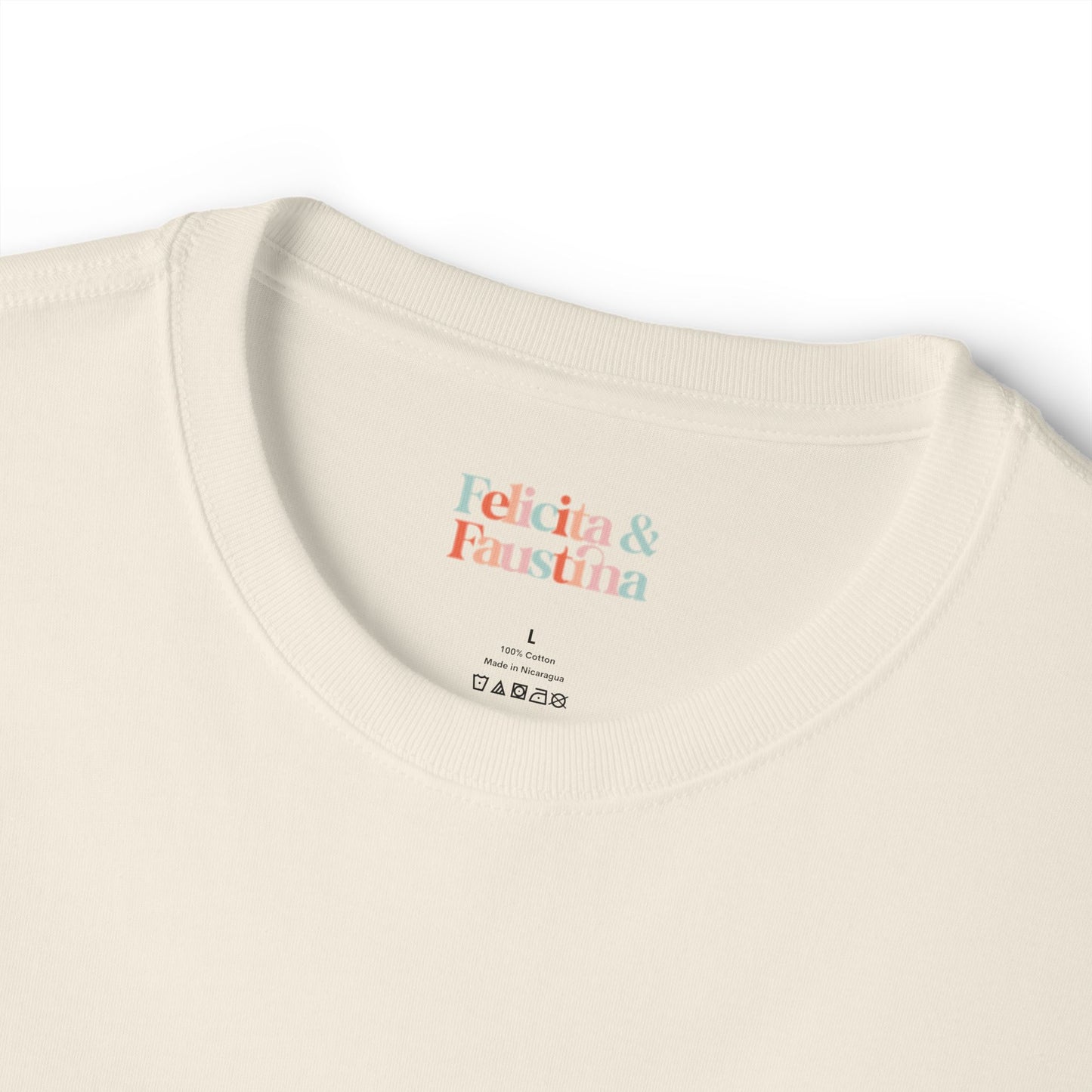 CDC Floral Crest Tee – White OversizedT‑Shirt