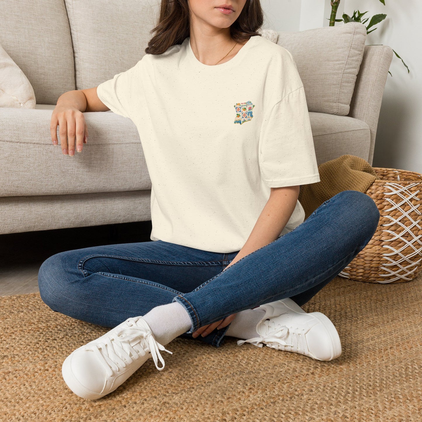 ( Talla pequeña) Mediterranean Graphic Tee