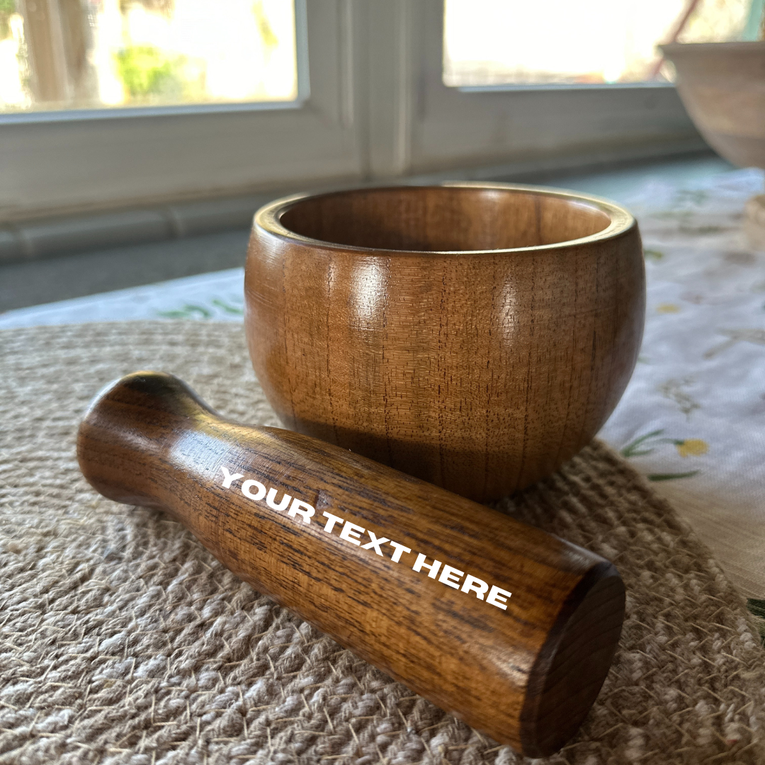 Personalized Mortar & Pestle: Pilon Personalizado