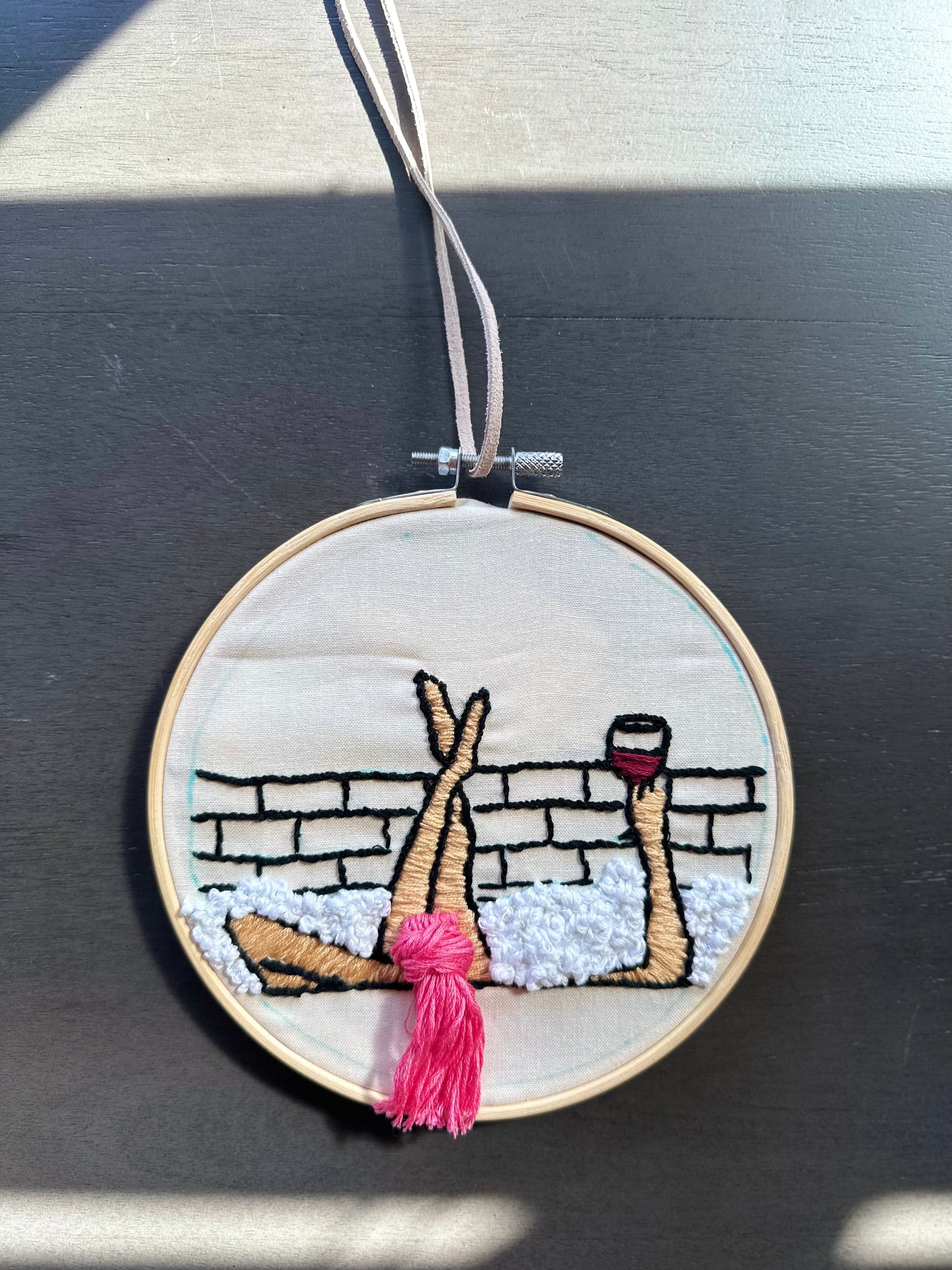 Relax- Embroidery Wall Hangings