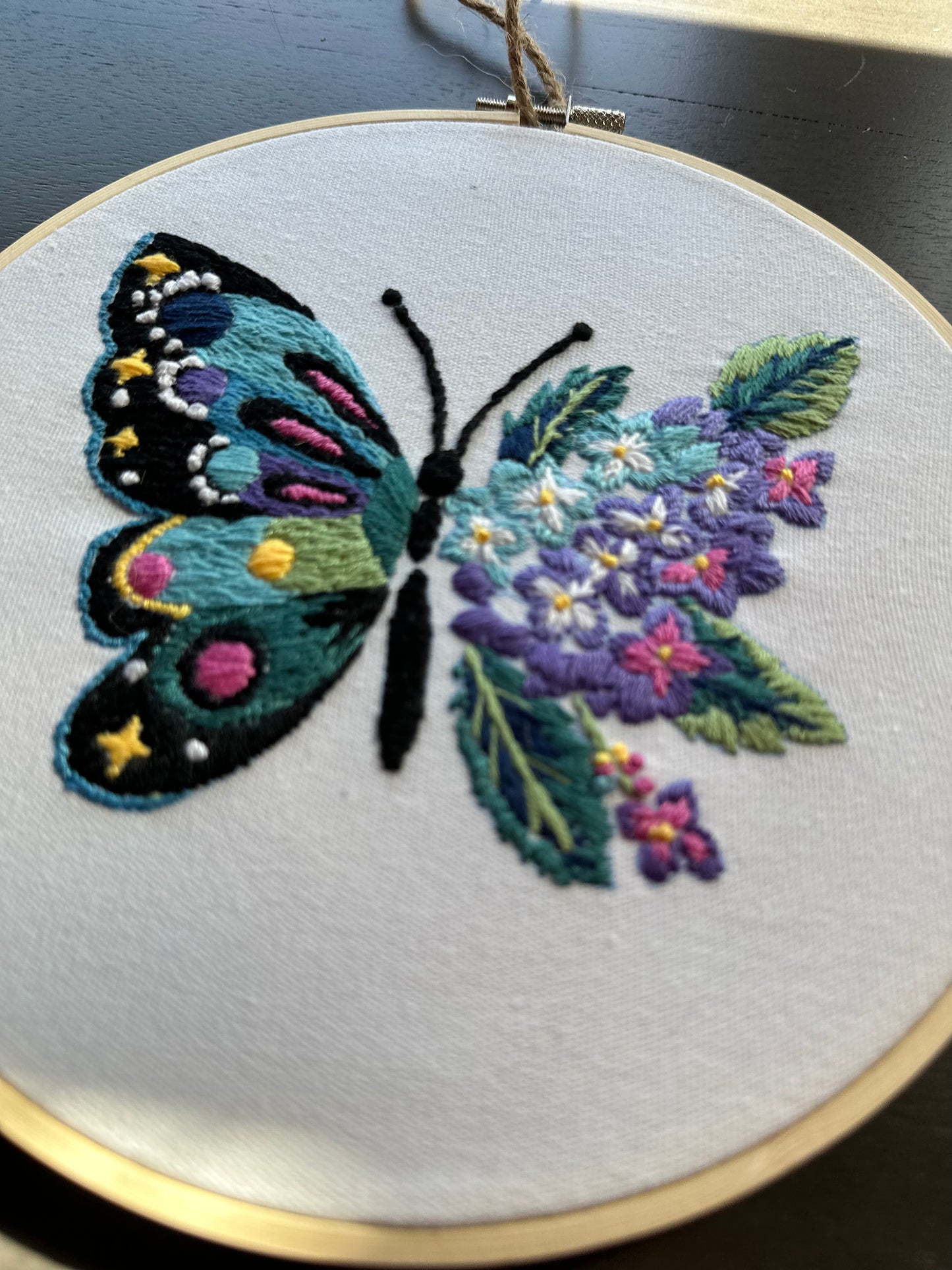 Mariblue- Embroidery Wall Hanging