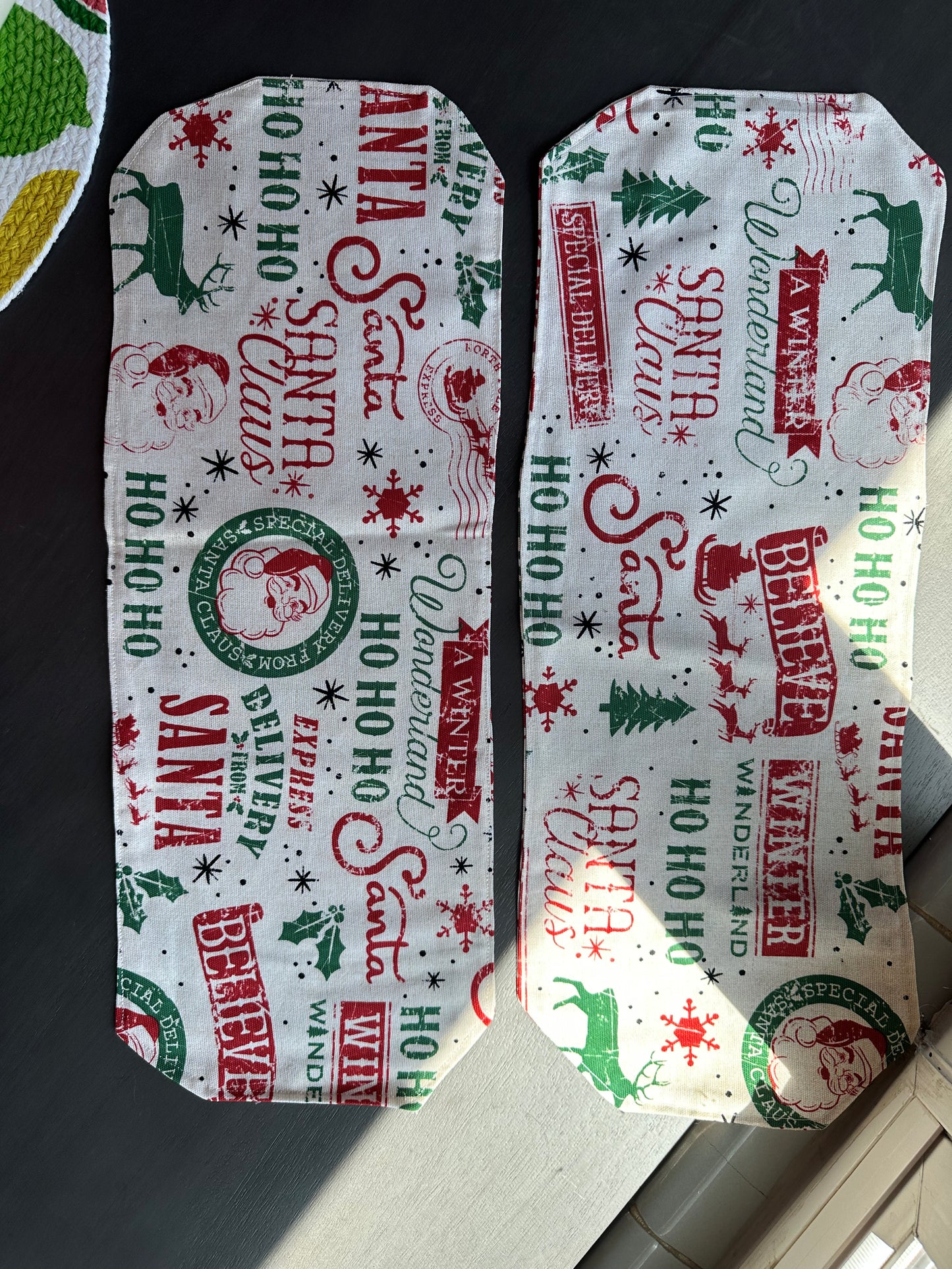 Let's Eat. Christmas Serving Mats Set of 2