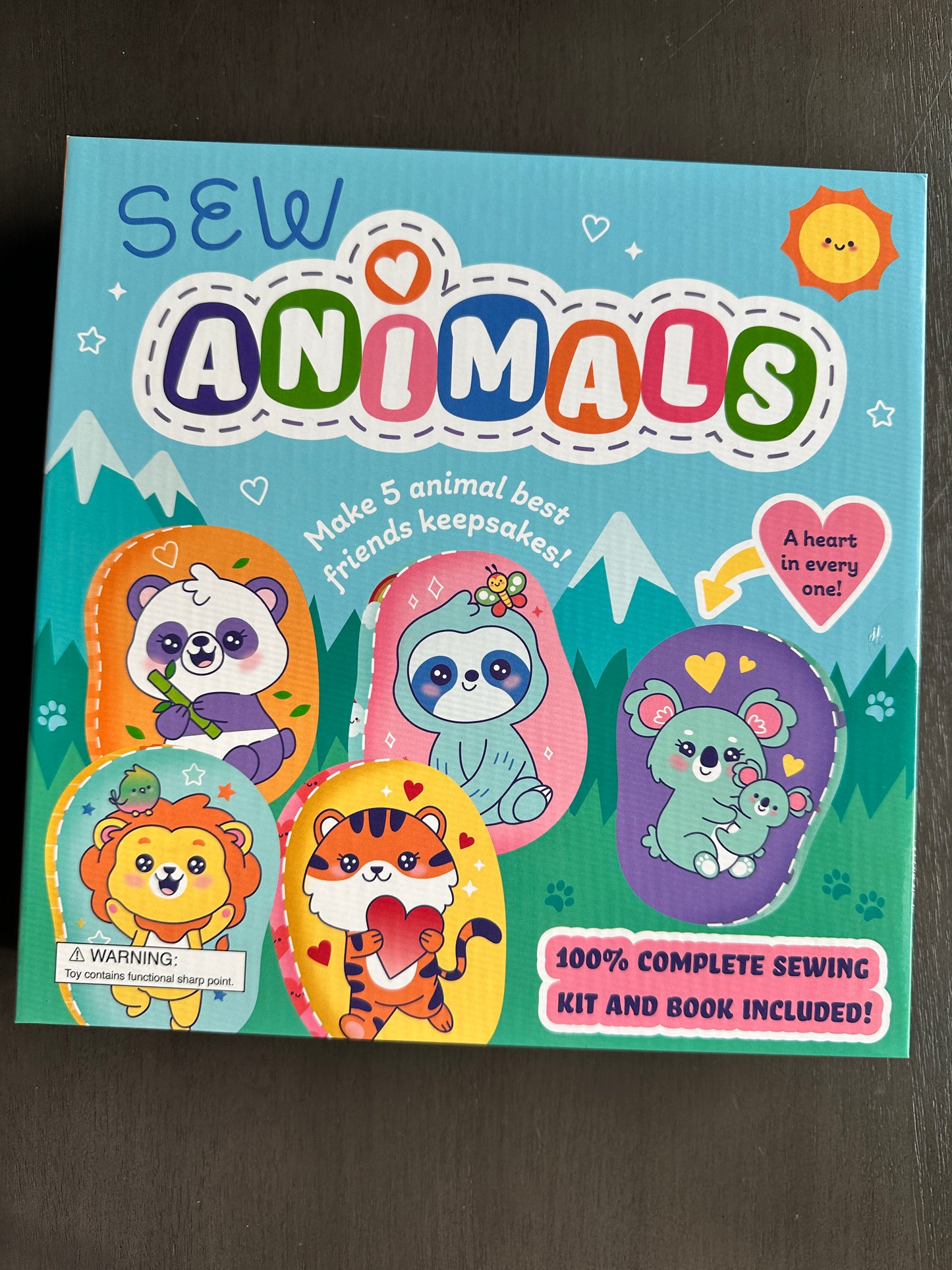 Sew Animals Kids Sewing Kit