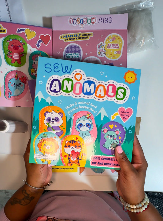 Sew Animals Kids Sewing Kit