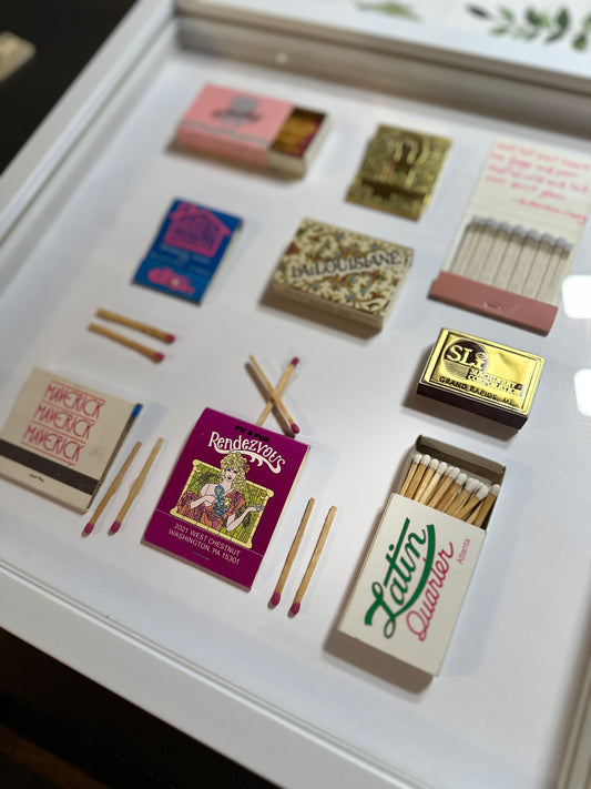 Matchbook Shadow Box Class