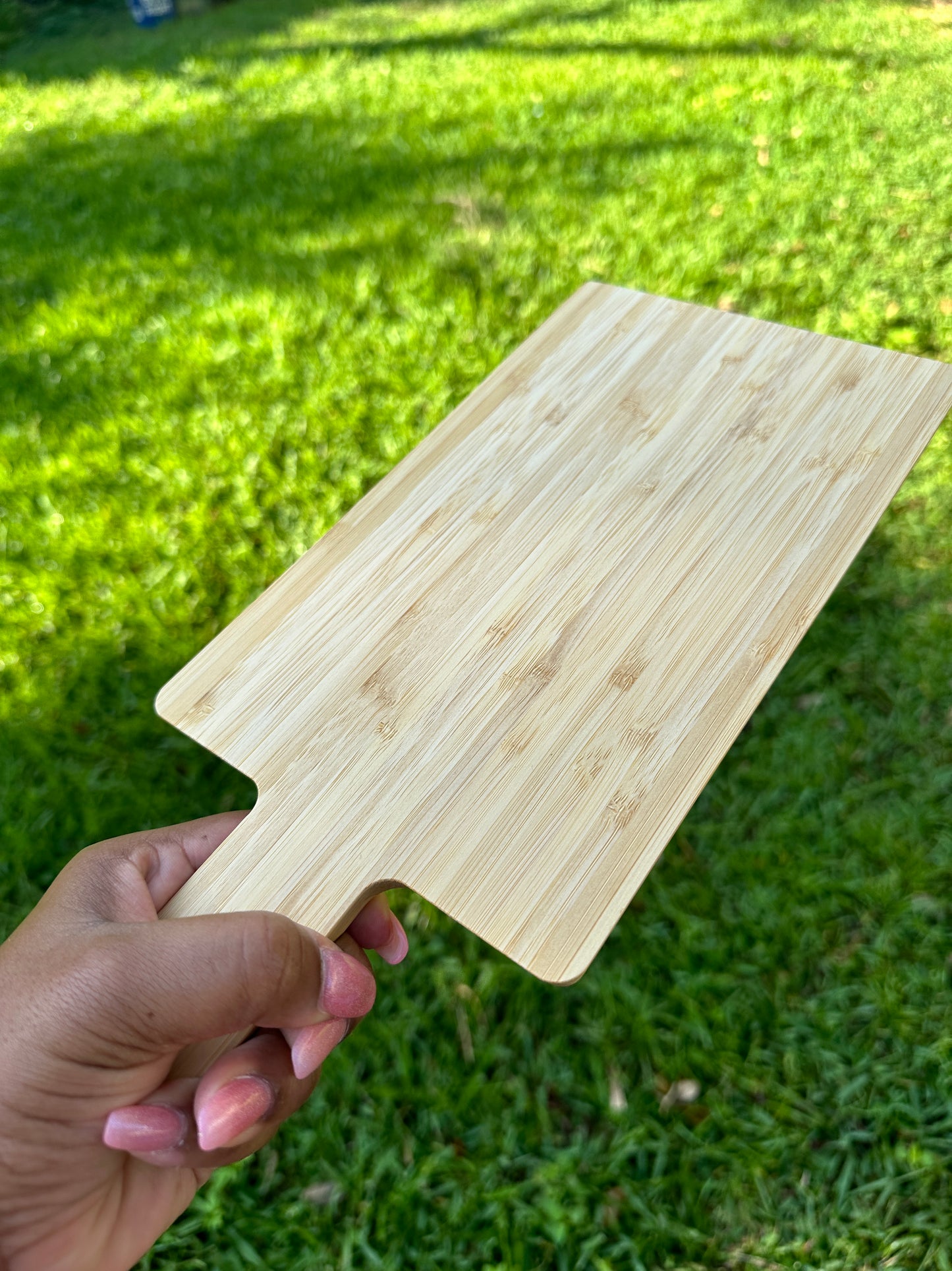 Personalized Engraved Cutting Board with Handwritten Message