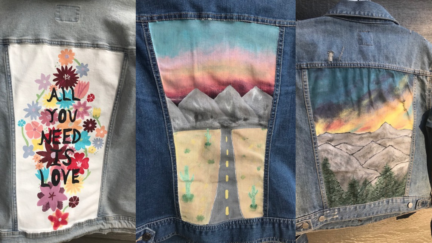 Upcycled Denim Jacket Workshop- Adults